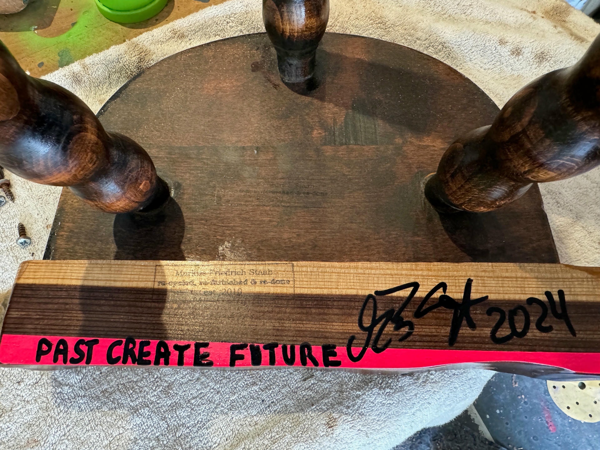 Past Create Future Barstool by Markus Friedrich Staab 14