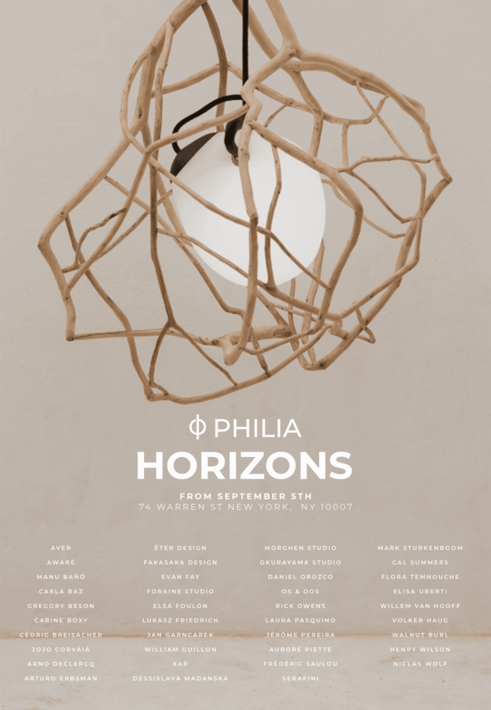 poster galerie philia horizons new york