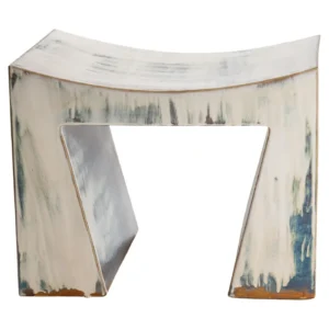 Archi Ceramic Stool by Elsa Foulon