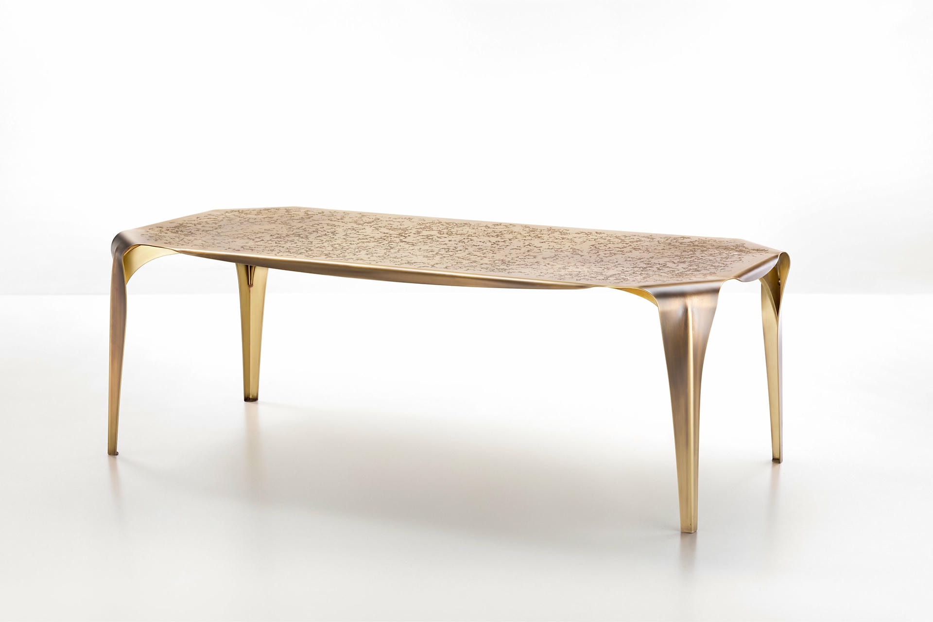 Convivium Dining Table by De Castelli Brass Post Modern Design 2