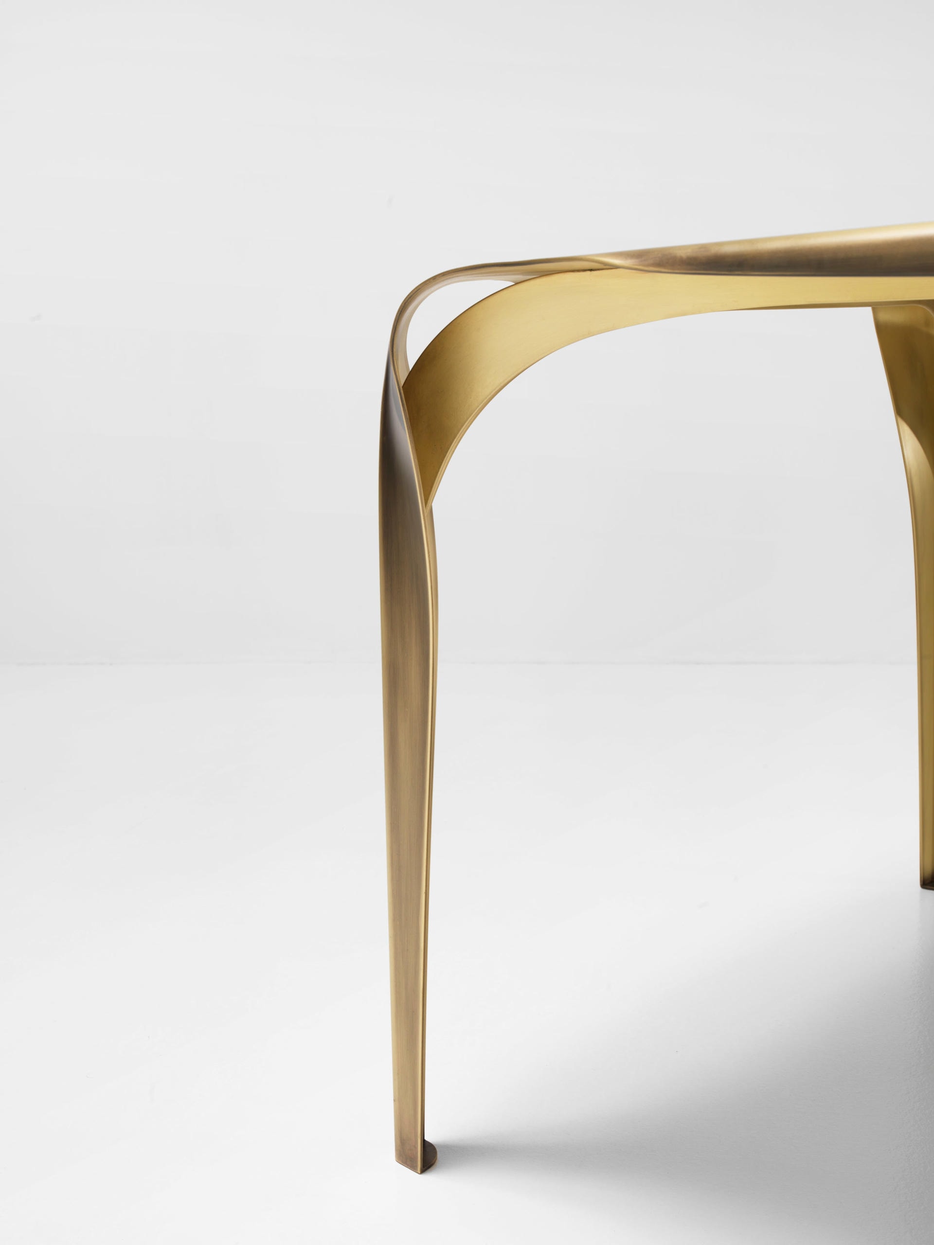 Convivium Dining Table by De Castelli Brass Post Modern Design 4