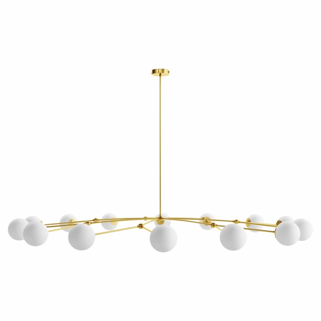 Handmade Chione III Chandelier by Gobo Lights 1
