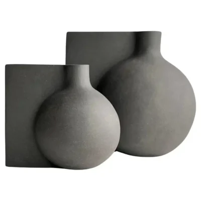 Set Of 2 Sail Sculptural Vessels by Karin Amdal