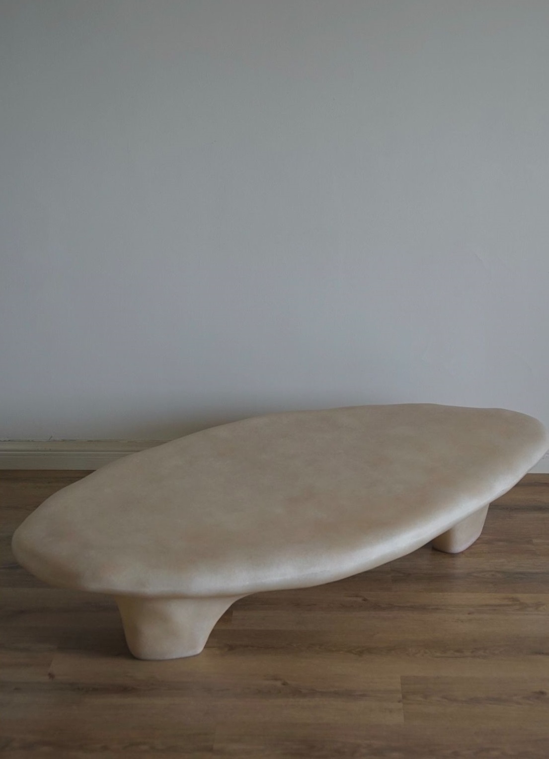 Small White Tripod Coffee Table by kar 3