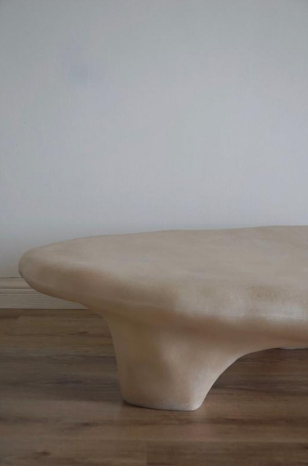 Small White Tripod Coffee Table by kar 6