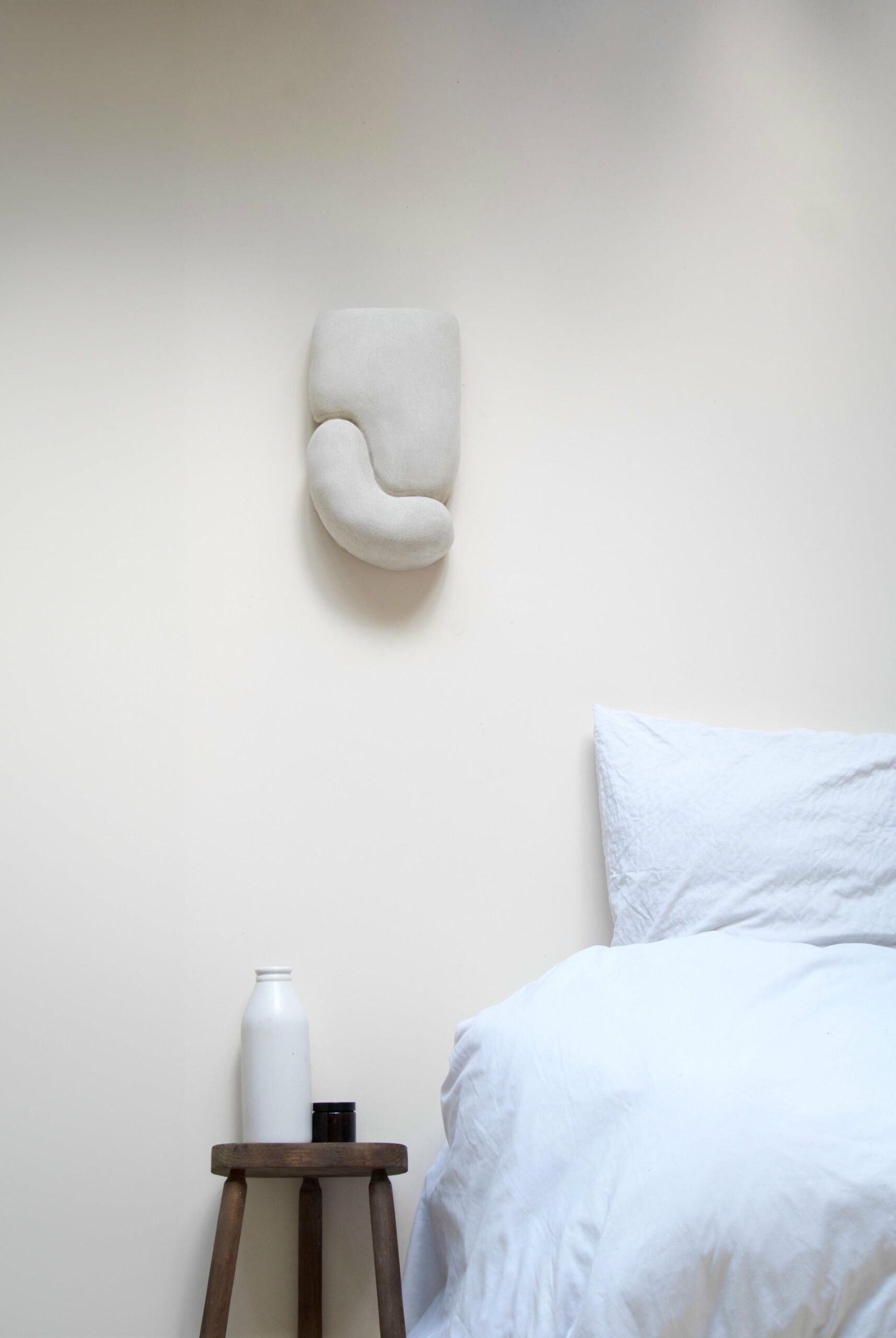 Unique Stoneware Bird Wall Light 02 by Alice Lahana Studio 2