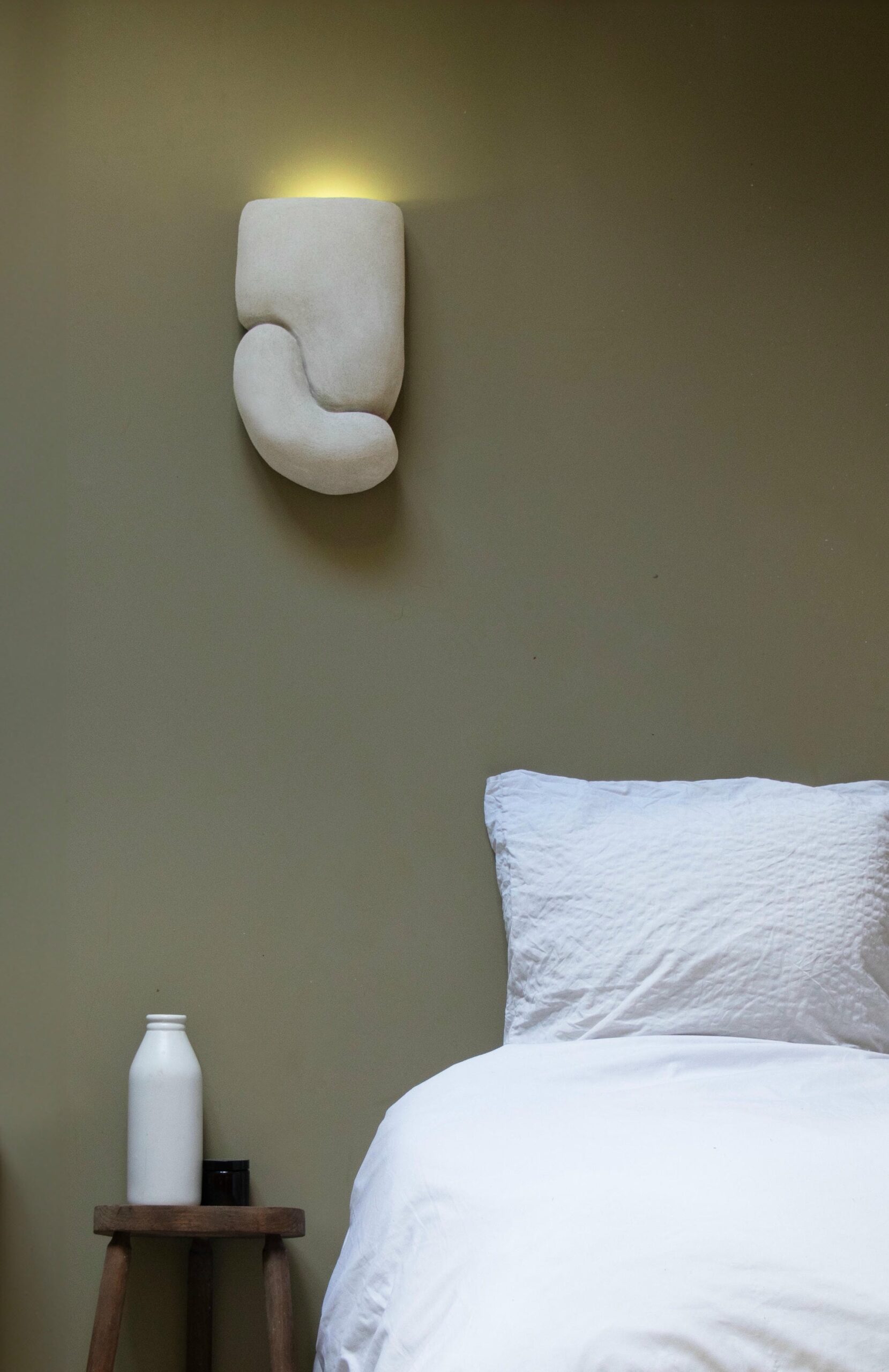 Unique Stoneware Bird Wall Light 02 by Alice Lahana Studio 6