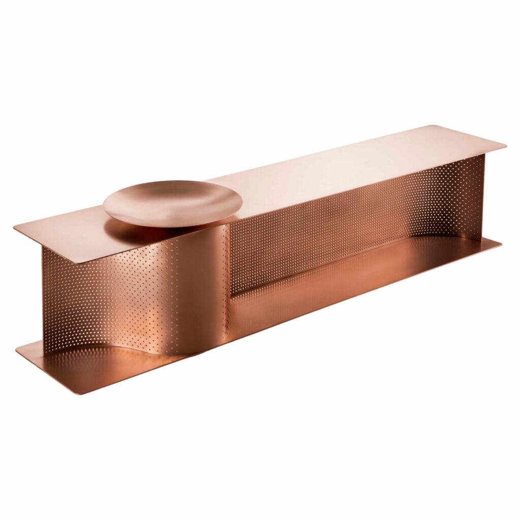 Wave Bench by De Castelli 1