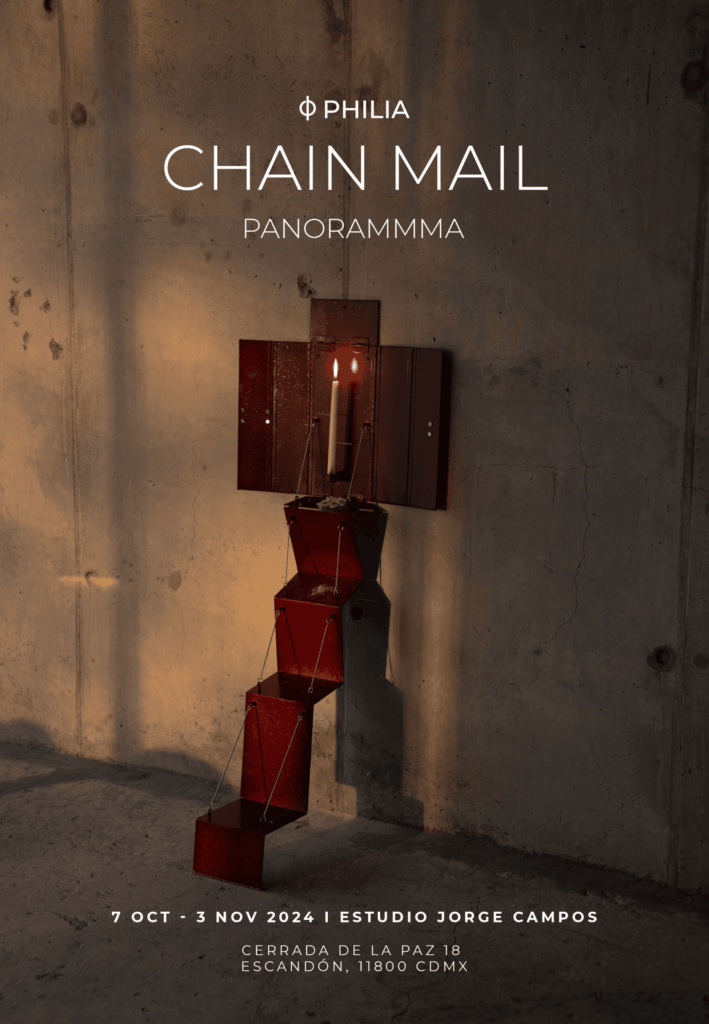 poster galerie philia chain mail mexico city