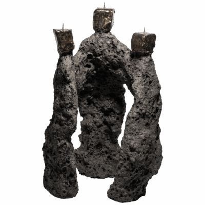 Geoprimitive 119 Sculptural Candlestand by Niclas Wolf