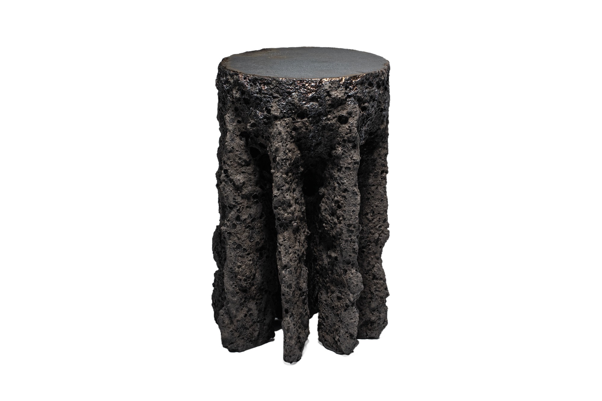 Handcrafted from Earth’s Origins Organic Form, Clay Side Table by Niclas Wolf 1 1