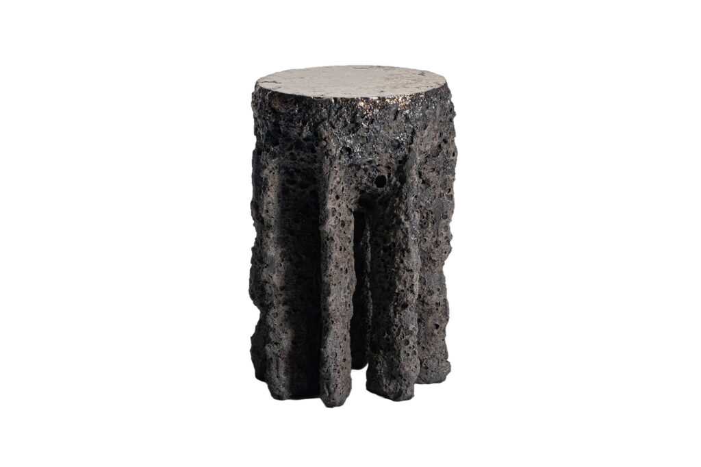 Handcrafted from Earth’s Origins Organic Form, Clay Side Table by Niclas Wolf 1 1