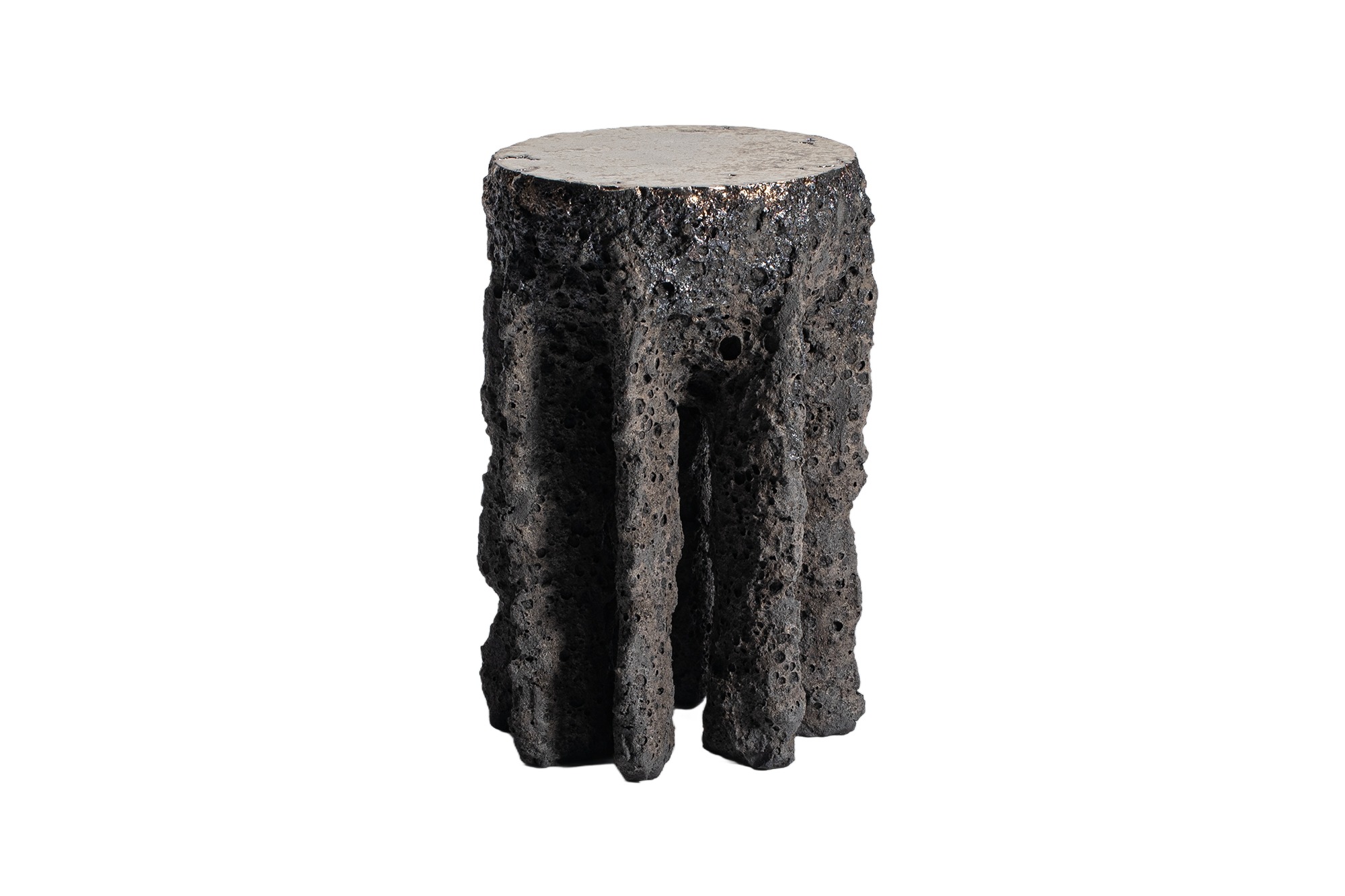 Handcrafted from Earth’s Origins Organic Form, Clay Side Table by Niclas Wolf 1 1