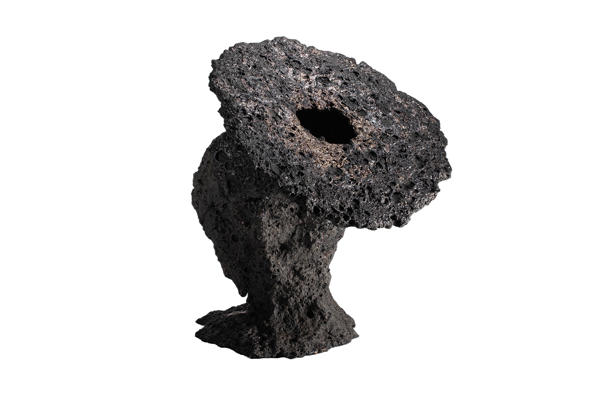 Inspired from Earth’s Origins, Organic Form Clay Sculptural Vase by Niclas Wolf 1 1