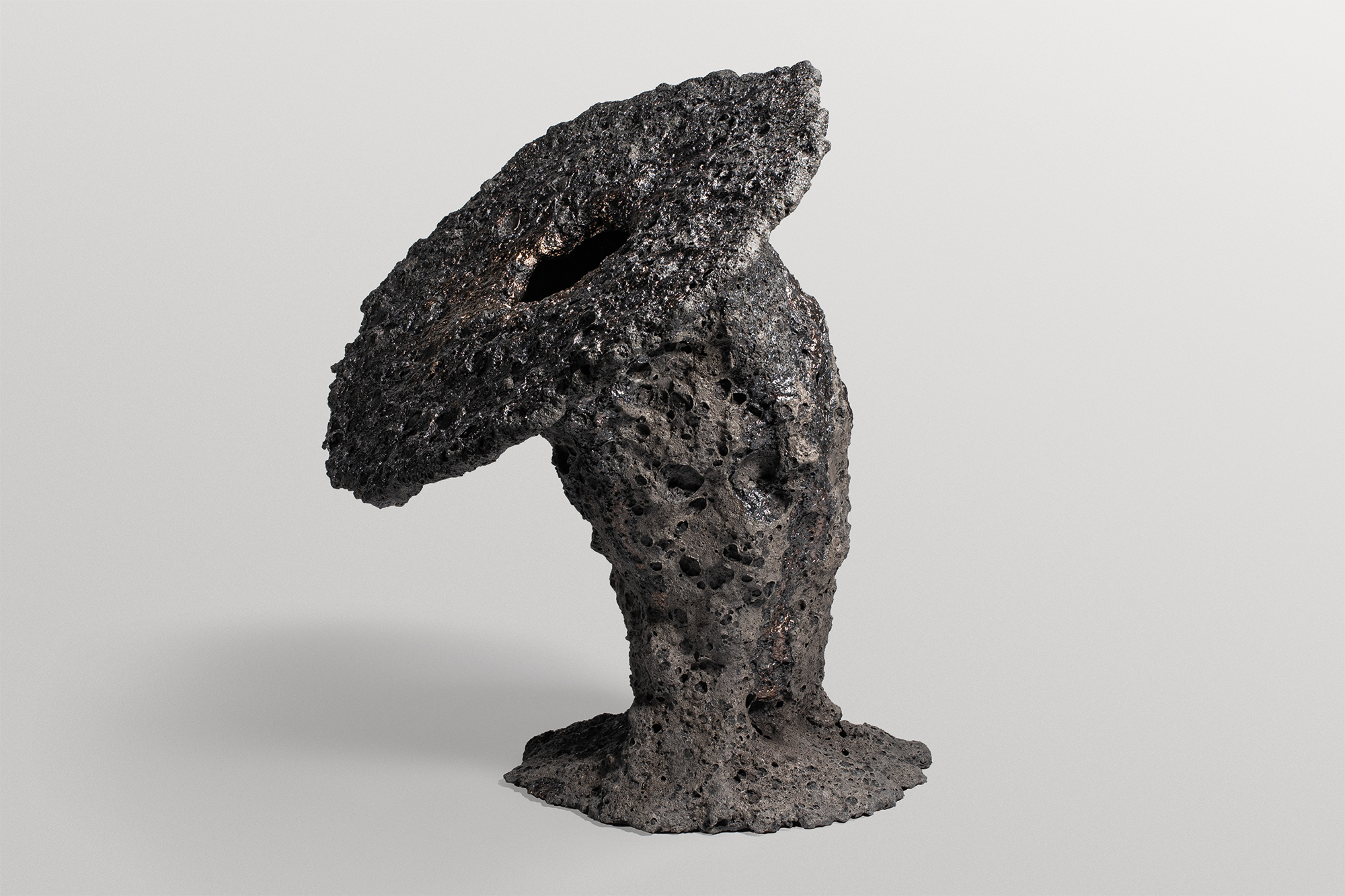 Inspired from Earth’s Origins, Organic Form Clay Sculptural Vase by Niclas Wolf 7