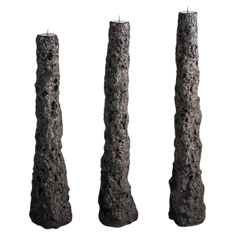 Set Of 3 Geoprimitive 132 Candlesticks by Niclas Wolf 1