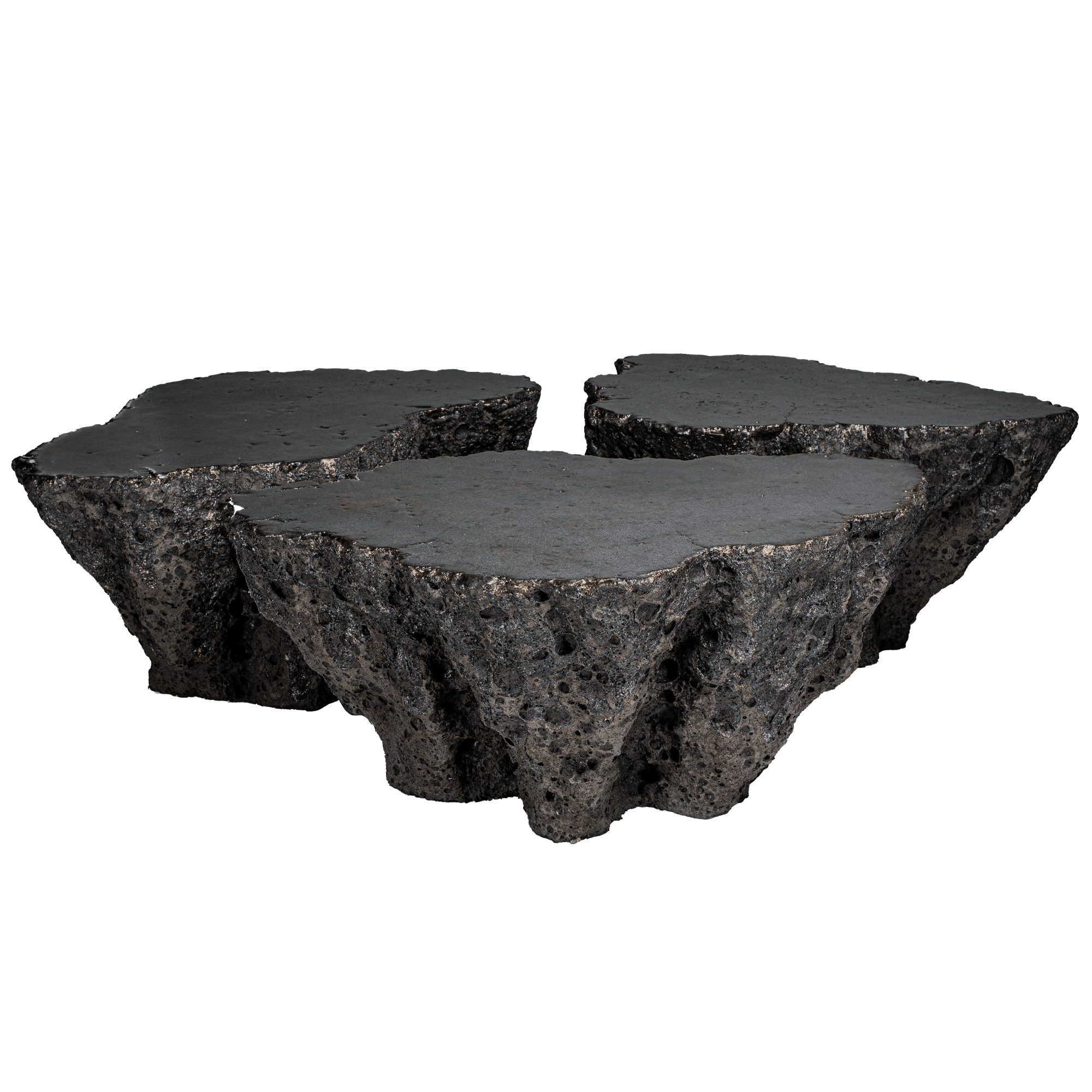 Set Of 3 Geoprimitive 137 Coffee Tables by Niclas Wolf 1