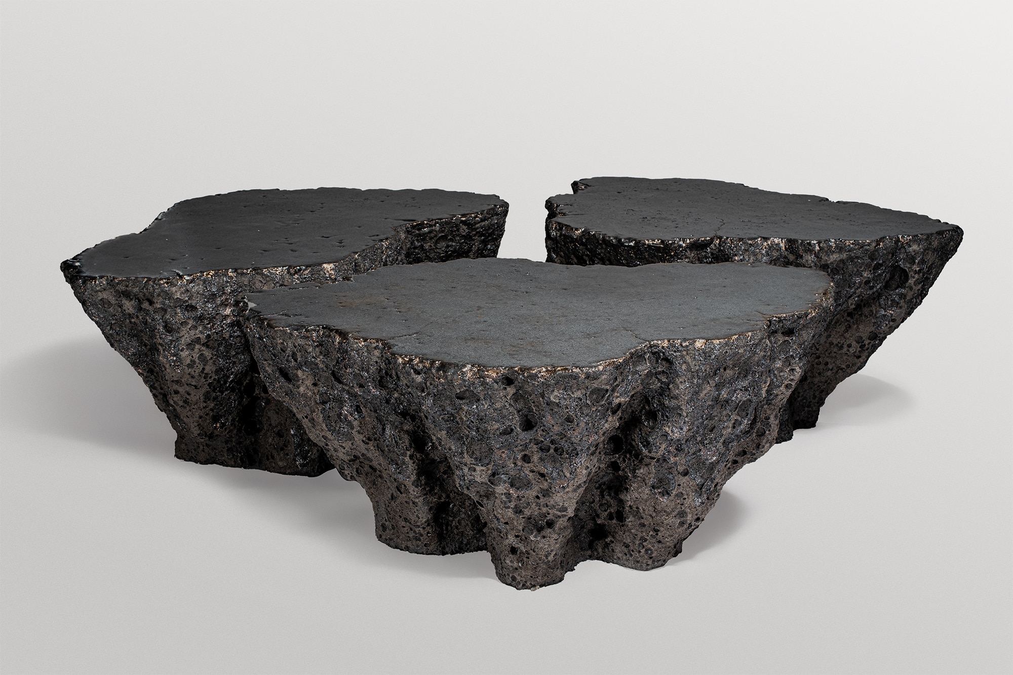 Set Of 3 Geoprimitive 137 Coffee Tables by Niclas Wolf 4