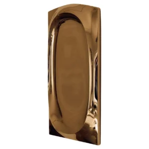 Brodzki Nickel Wall Mirror by Henry Wilson