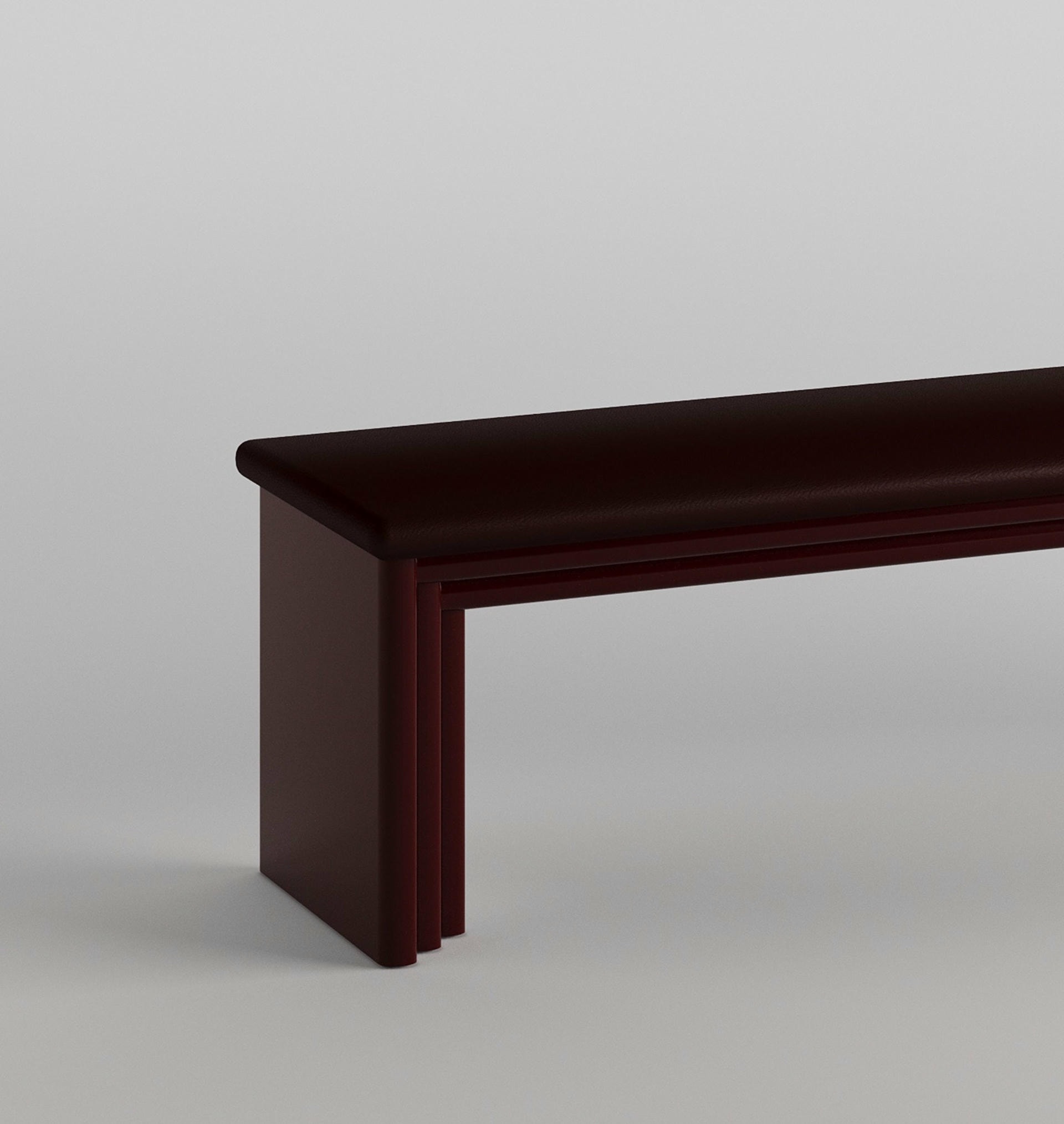 Column Lacquer Bank Bench by Tugce Geyik 3