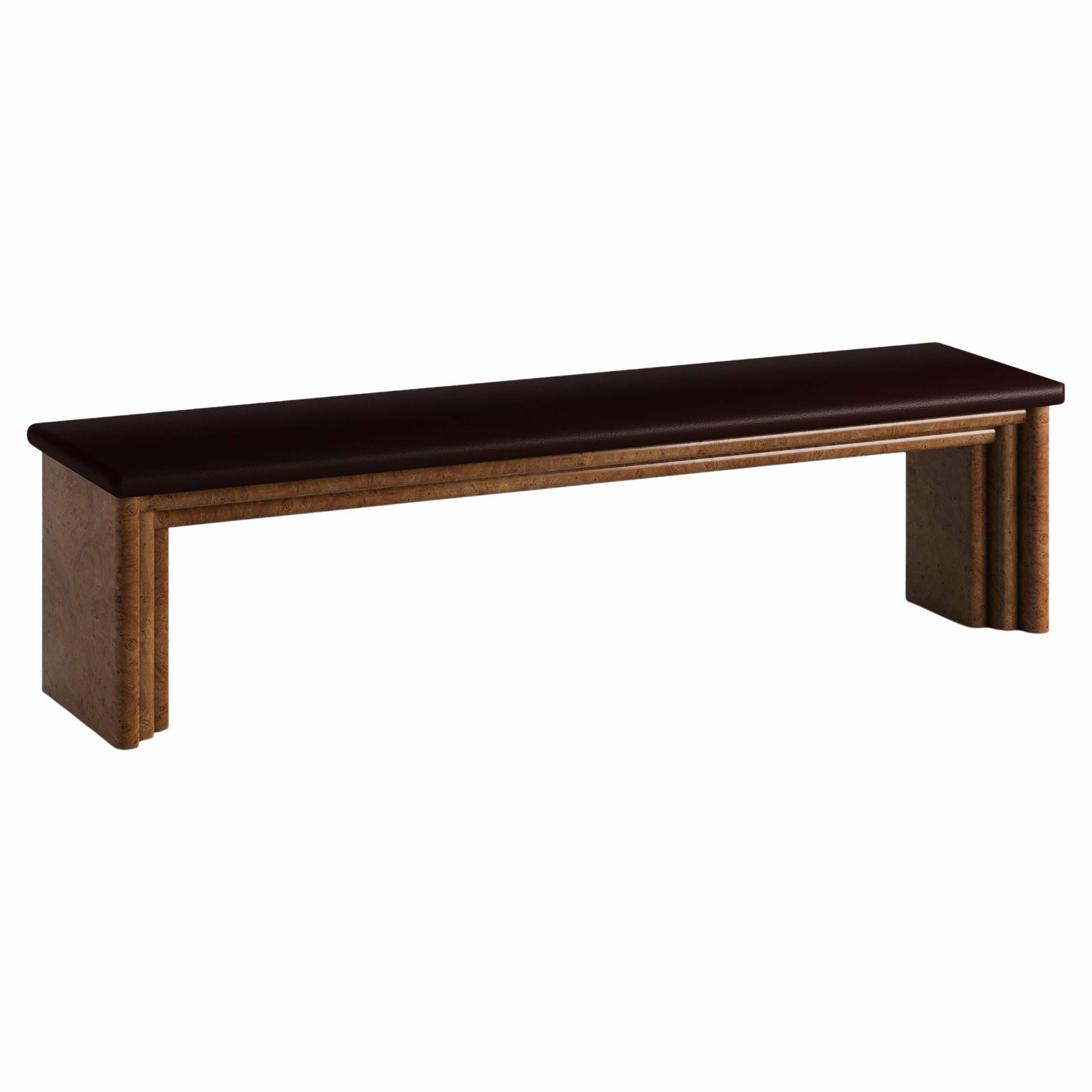 Column Root Wood Bank Bench by Tugce Geyik 1