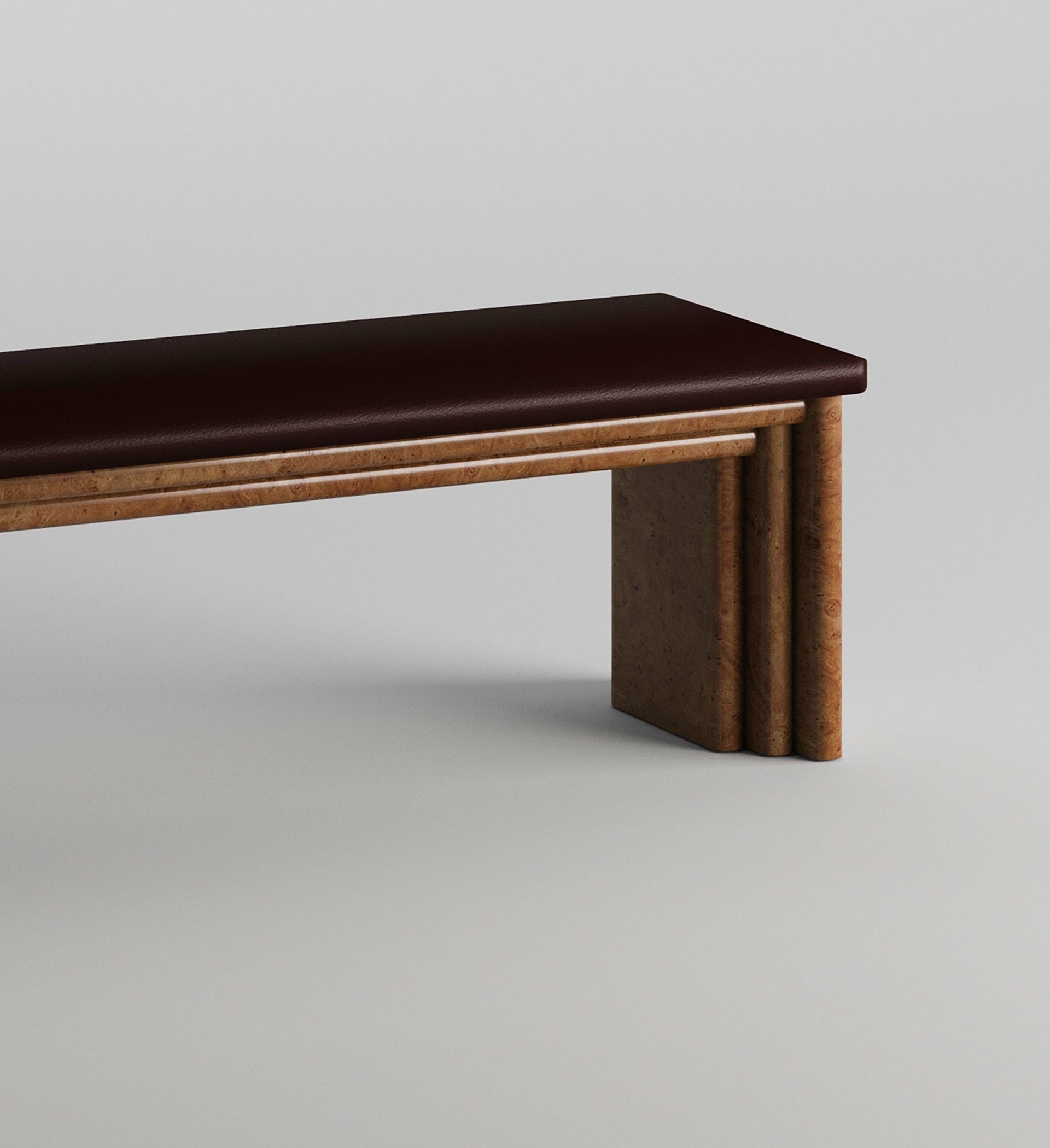 Column Root Wood Bank Bench by Tugce Geyik 3
