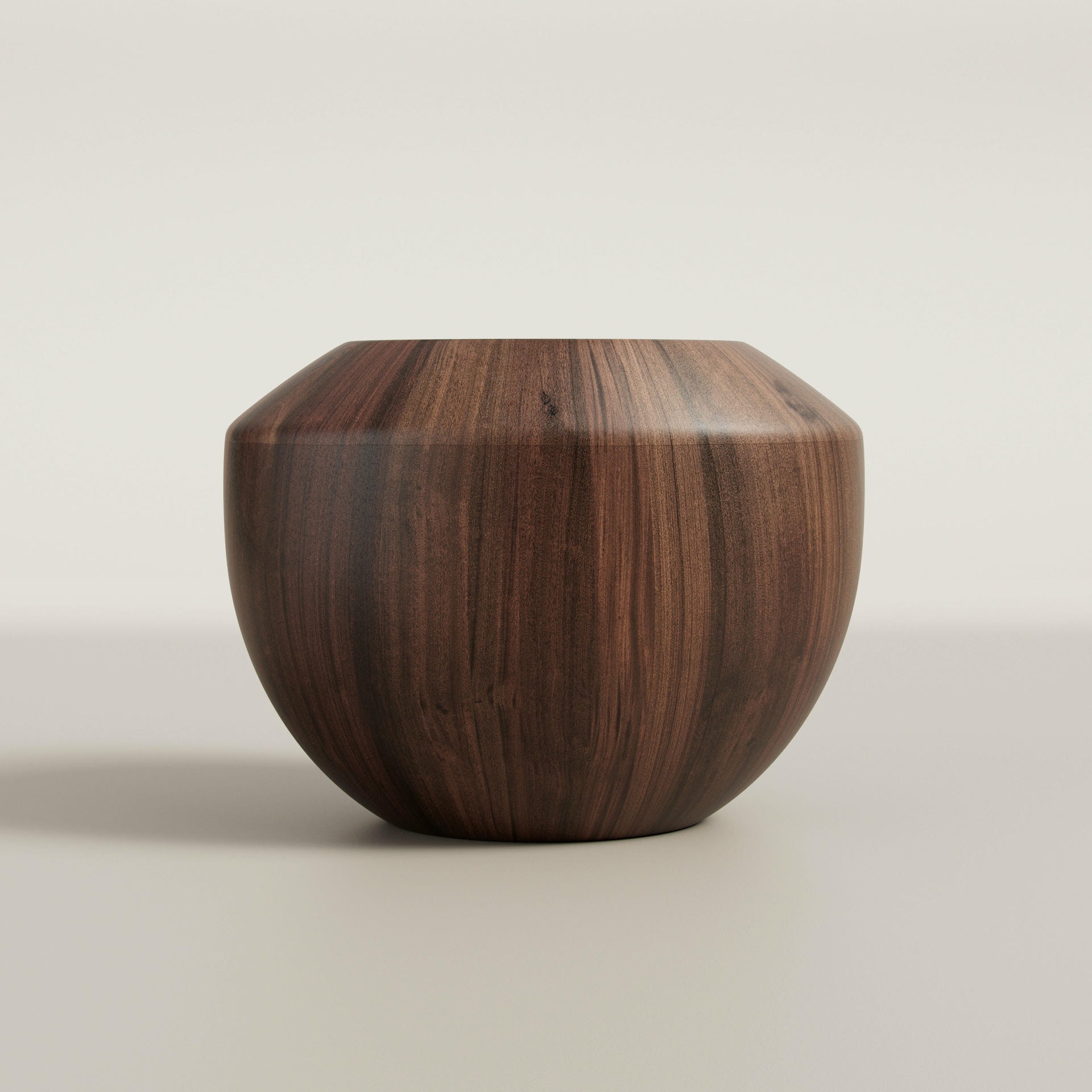 Eternel Sans Temps Side Table by Verena Brausch Walnut Steel 2