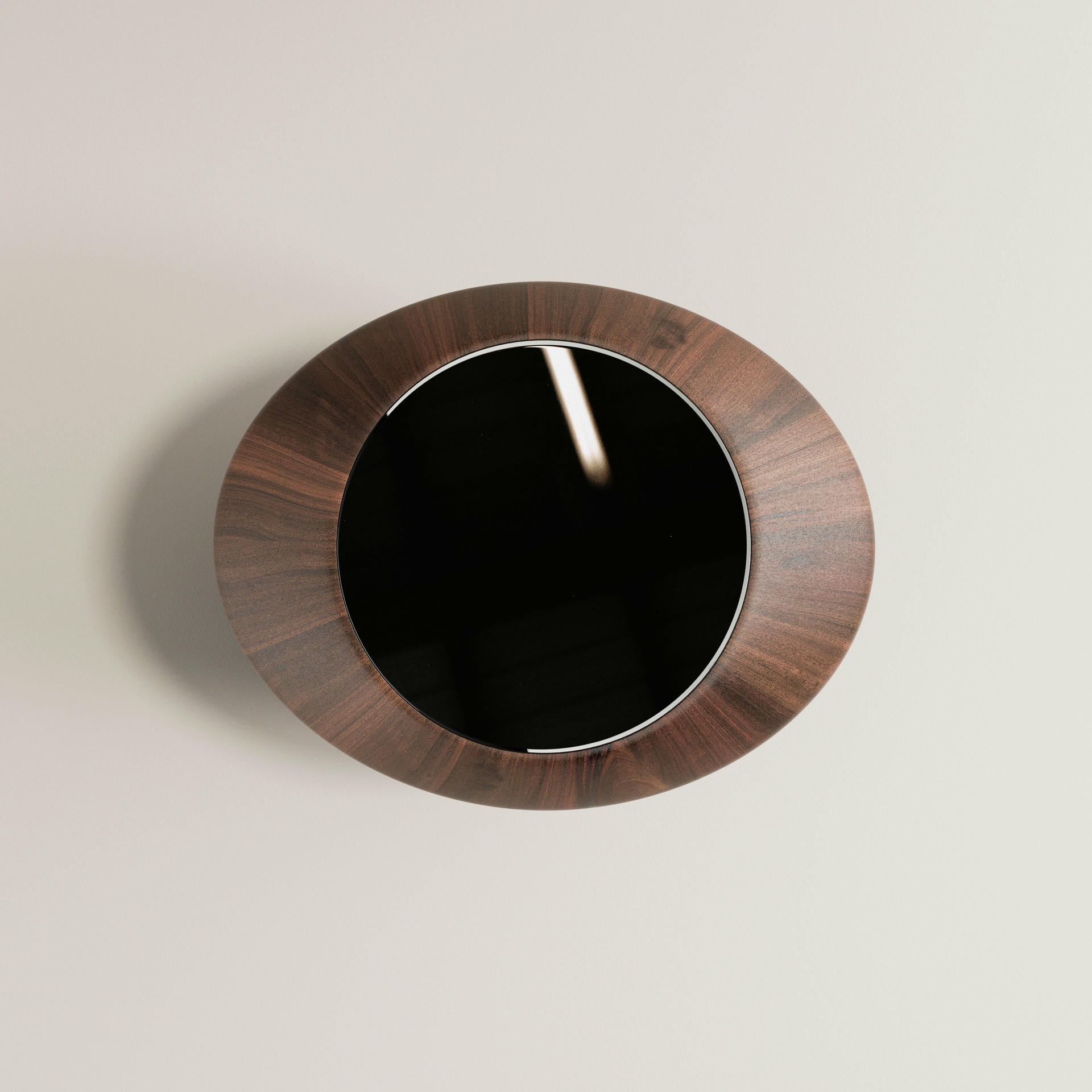 Eternel Sans Temps Side Table by Verena Brausch Walnut Steel 3