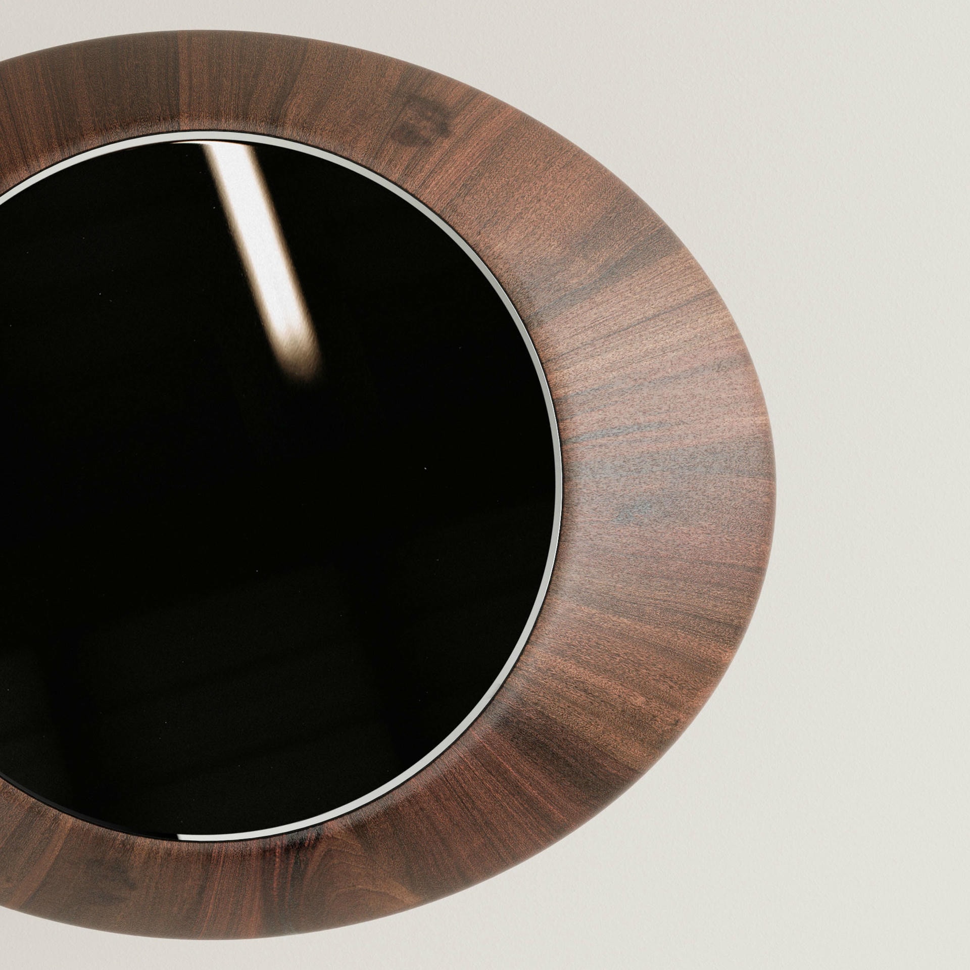 Eternel Sans Temps Side Table by Verena Brausch Walnut Steel 5