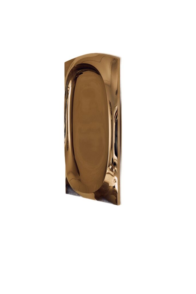 Limited Edition Brodzki Nickel Wall Mirror by Henry Wilson 1 1