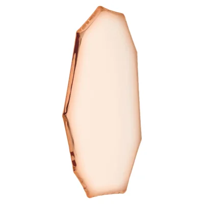 Rose Gold Tafla C3 Sculptural Wall Mirror by Zieta