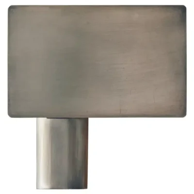 Shield Brushed Aluminum Wall Light by Henry Wilson