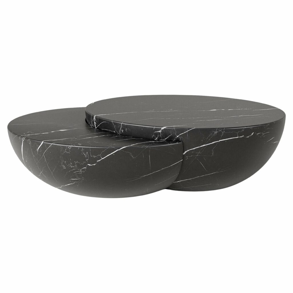 Tomoon Coffee Table by Verena Brausch in Marquina Unito Marble