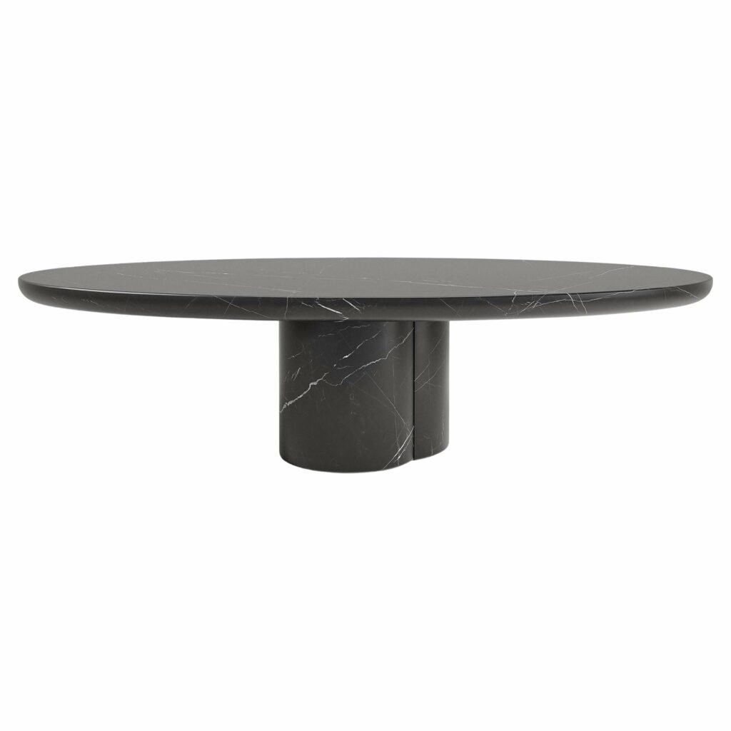Tomoon Dining Table by Verena Brausch in Marquina Marble Italy
