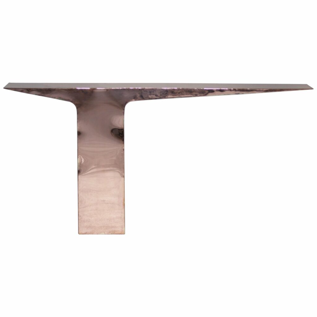 Copper Blade Console by Pol Quadens 1