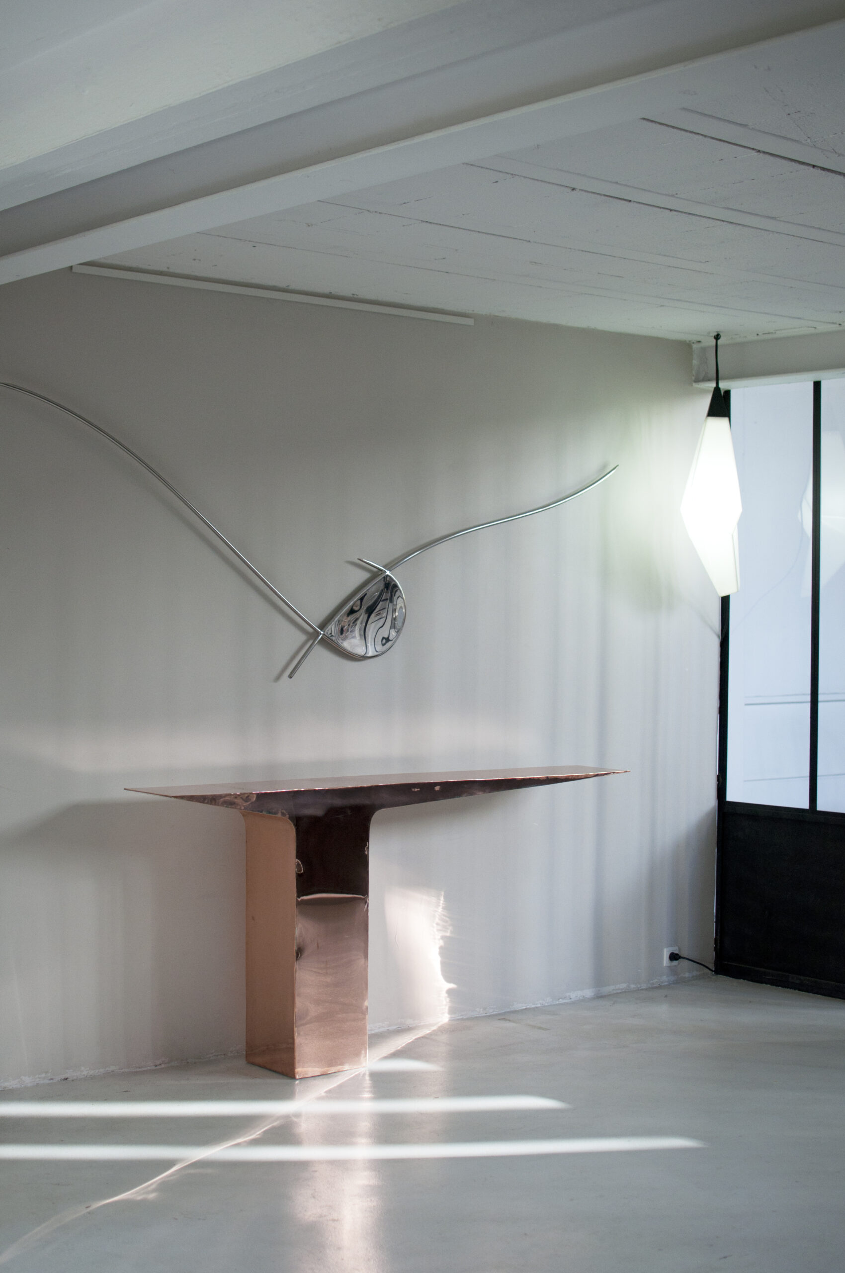 Copper Blade Console by Pol Quadens 3