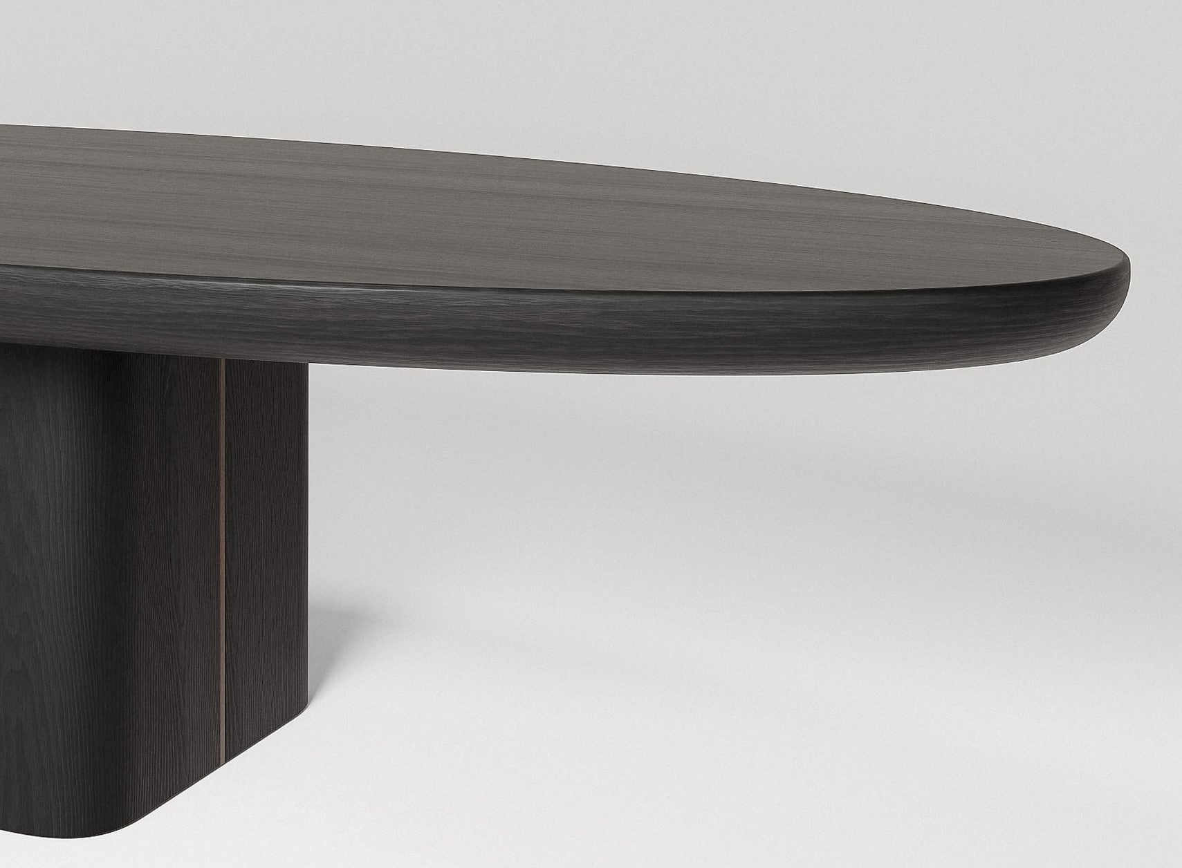 M2 Dining Table by Verena Brausch in Black Oak Post Modern Design 5