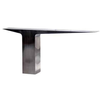 Satinated Blade Console by Pol Quadens