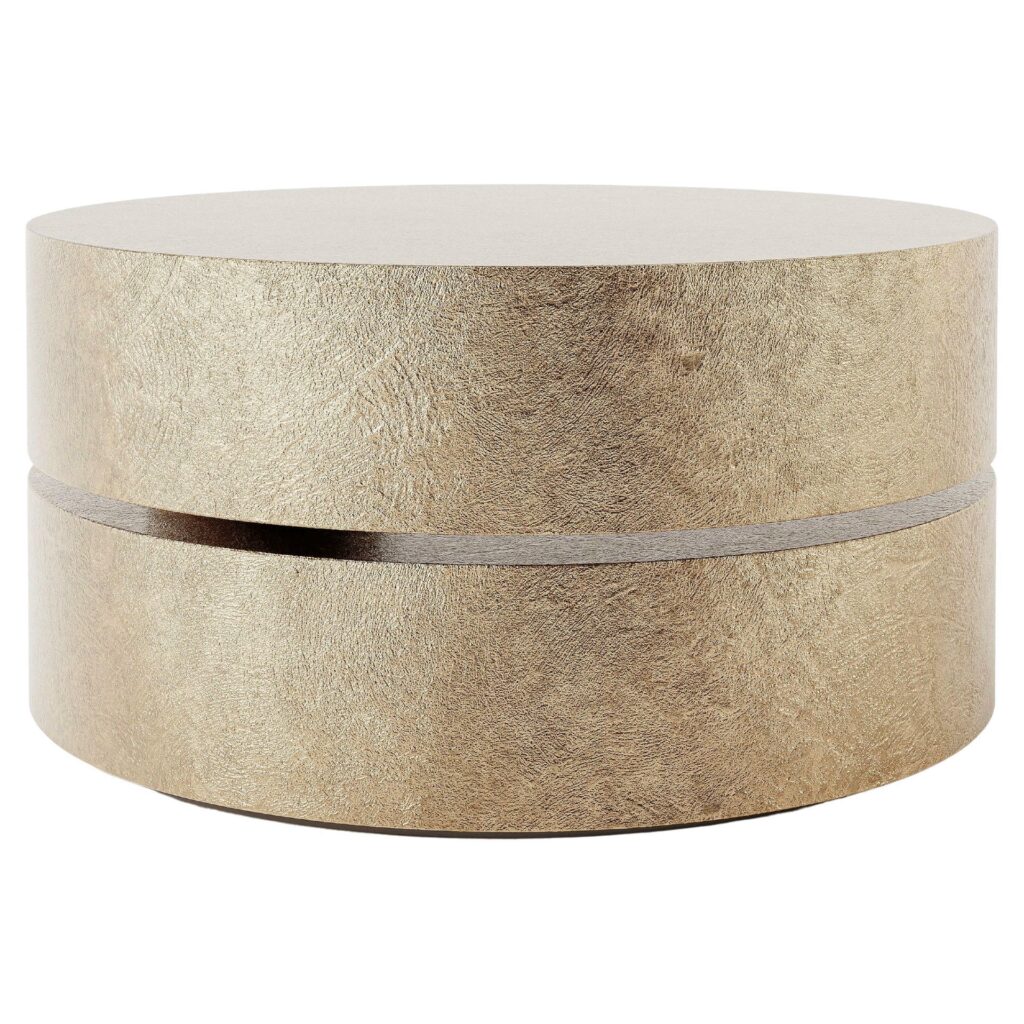 Soleil II Brass Coffee Table by Verena Brausch Post Modern Design 1
