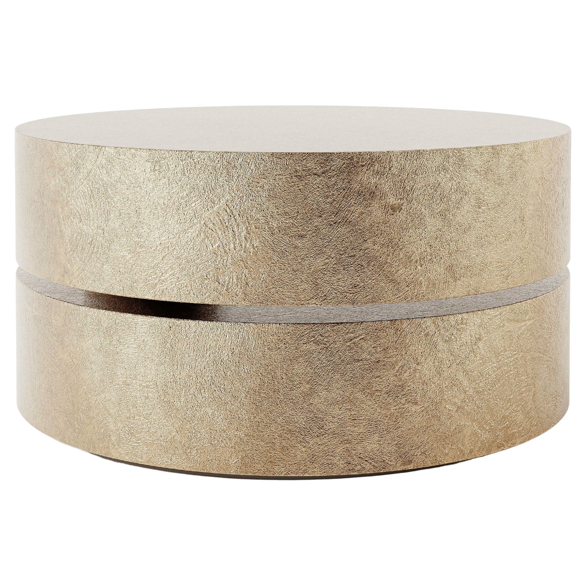 Soleil II Brass Coffee Table by Verena Brausch Post Modern Design 1