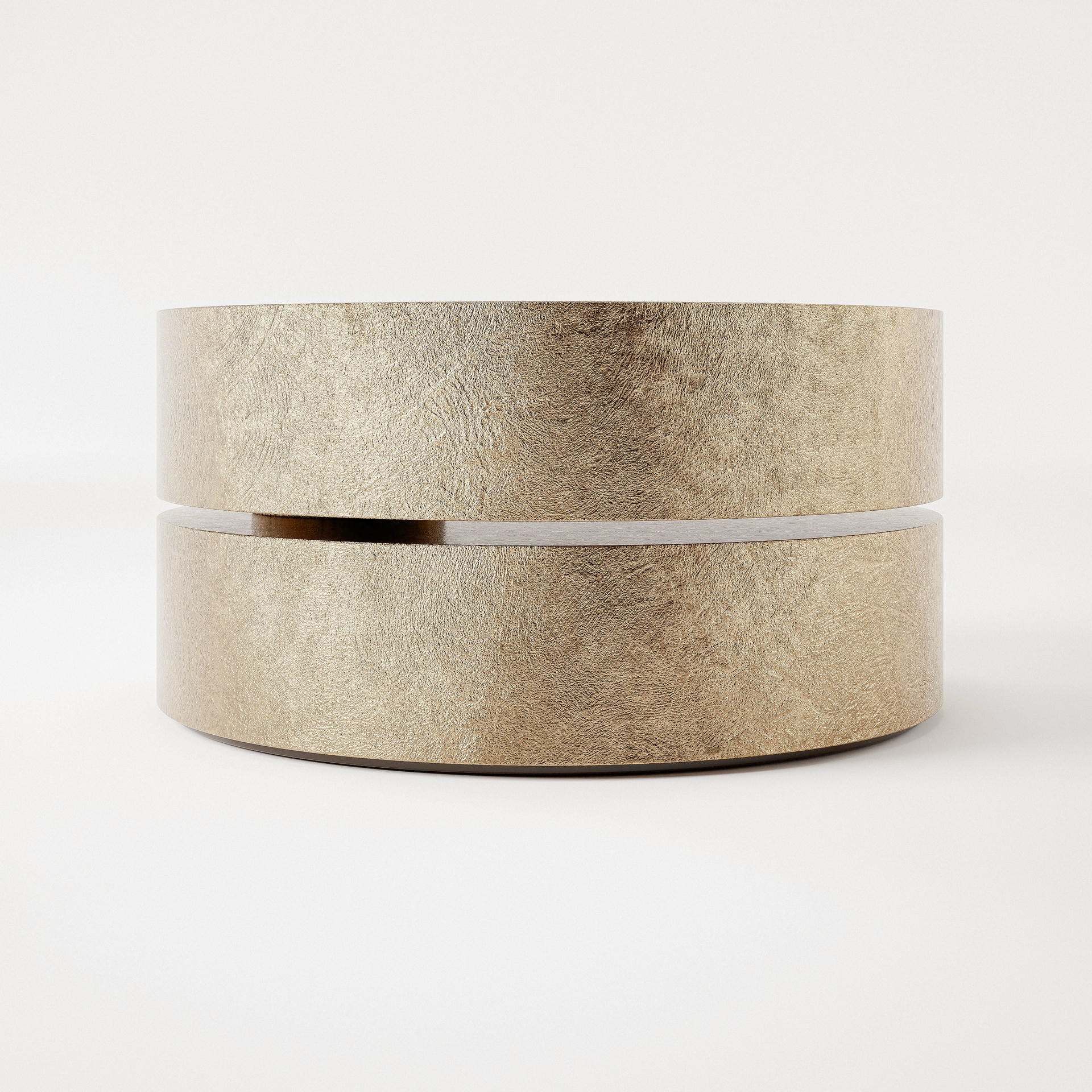 Soleil II Brass Coffee Table by Verena Brausch Post Modern Design 2