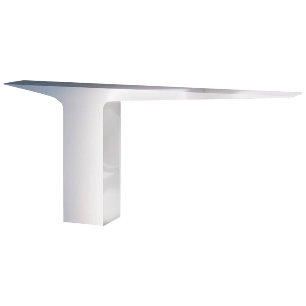 White Blade Console by Pol Quadens 0