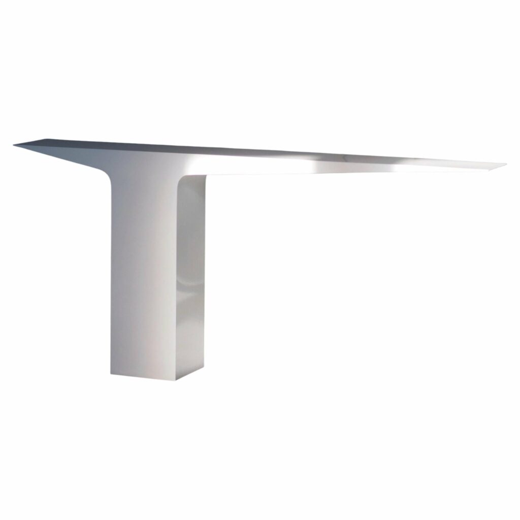White Blade Console by Pol Quadens 1