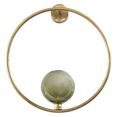 Gaia Green Sconce by Emilie Lemardeley