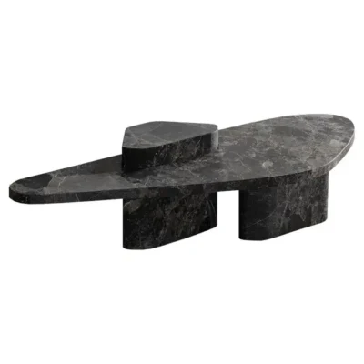 Puzzle Table Nero Marquina Venato by Madina Tsarikaeva