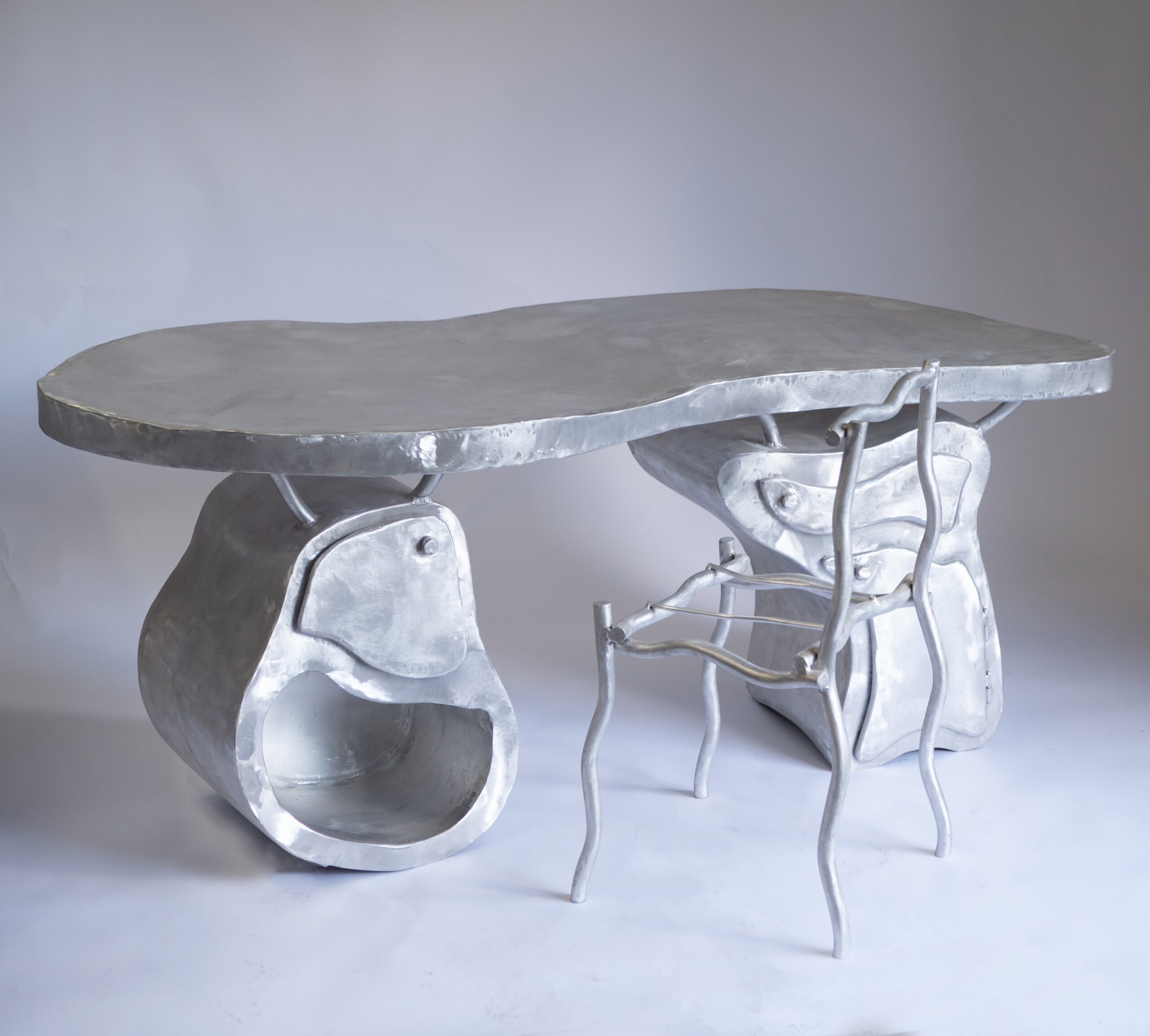 Set Of 2 Work From Home Desk And Chair by Six Dots Design 2