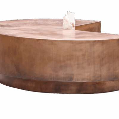 Timetable With Rough Crystal Stone by Pierre De Valck