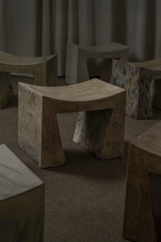 elsa foulon archi ceramic stool galerie philia 02