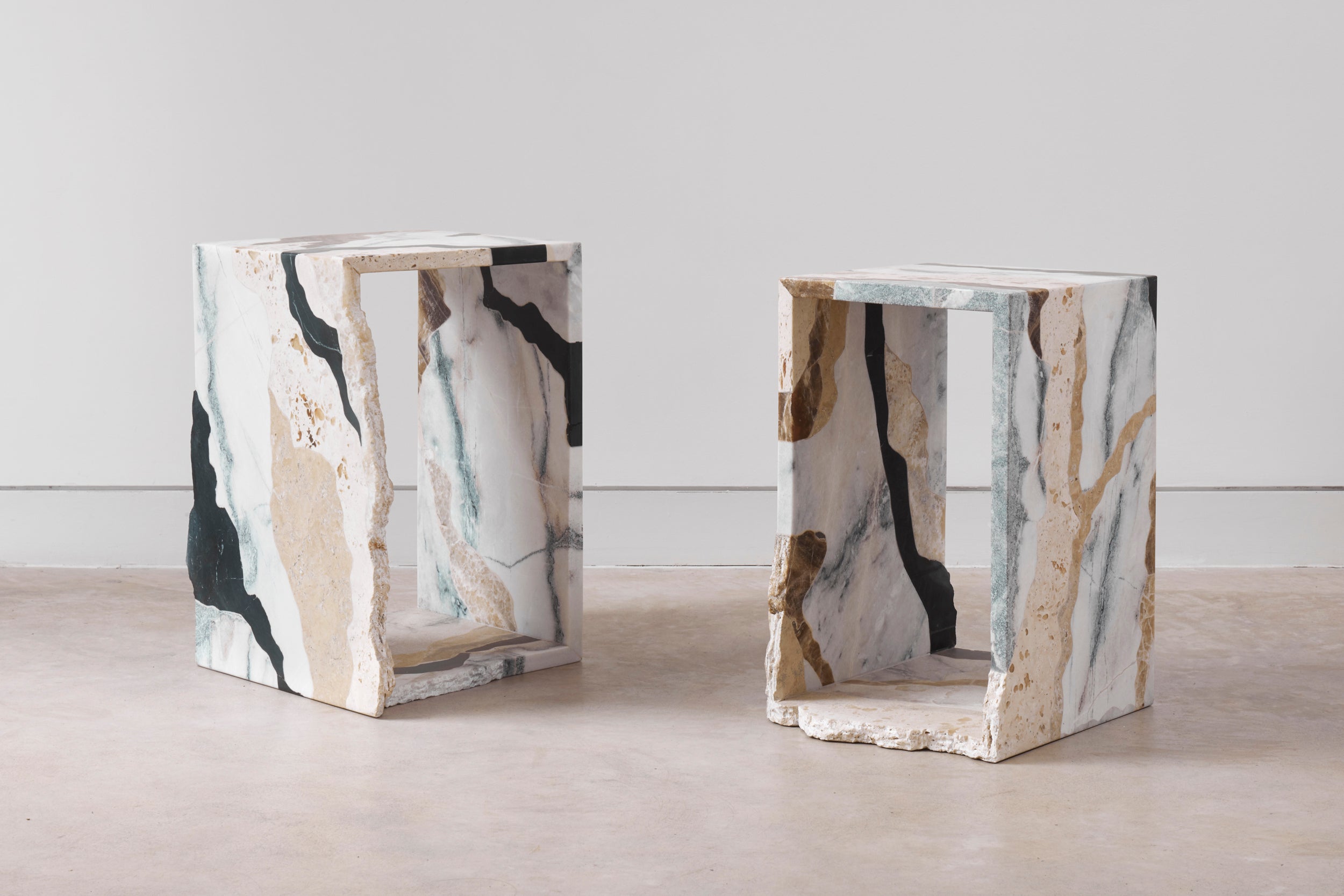 Set of 2 Crust N°1 Side Tables by RF Studio 2