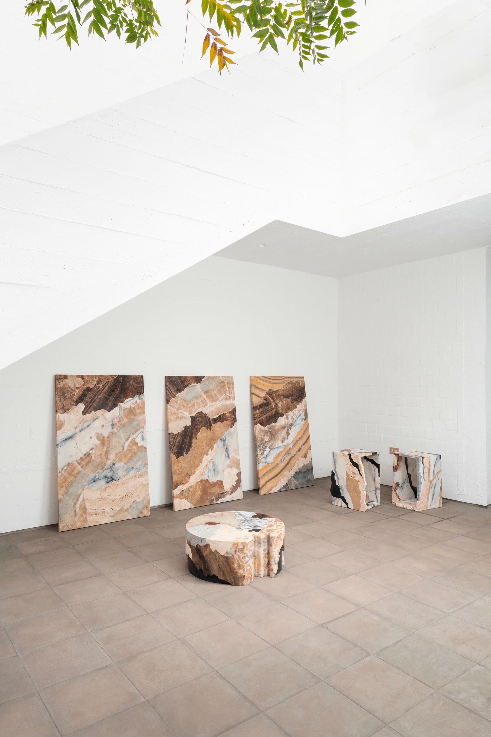 Set of 2 Crust N°1 Side Tables by RF Studio 5